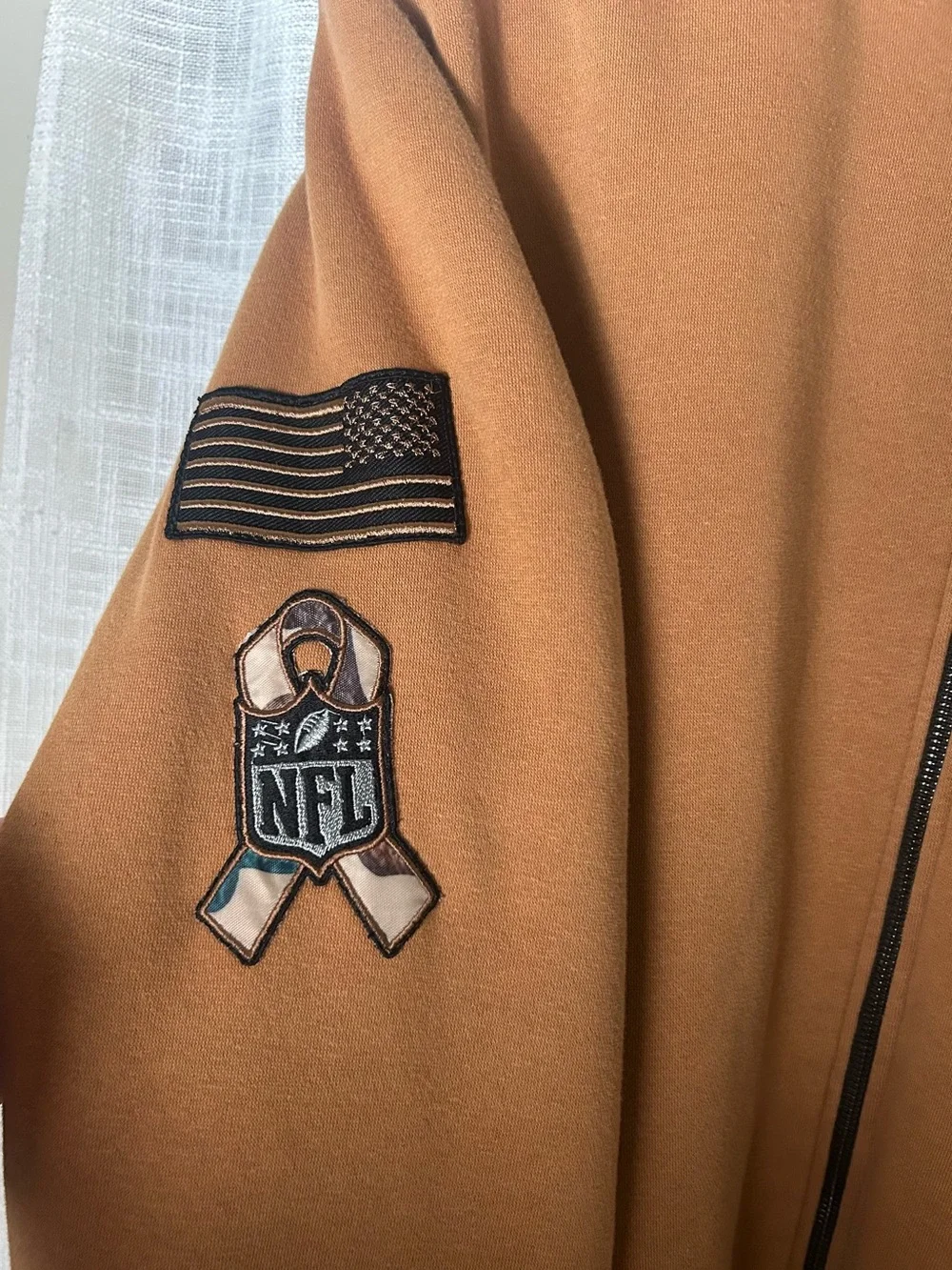 New England Patriots Salute to Service Bomber Jacket with Team Patches